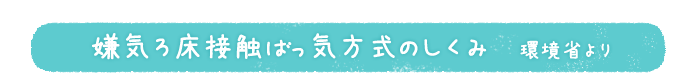 嫌気ろ床接触ばっ気方式のしくみ　環境省より